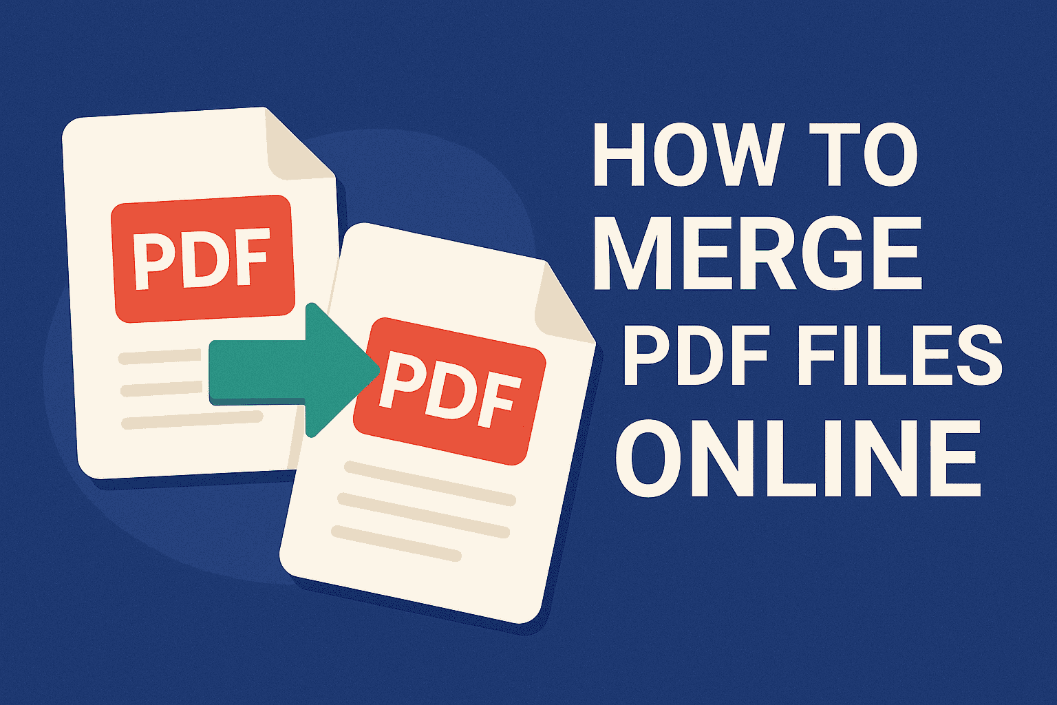 Merge PDF files online