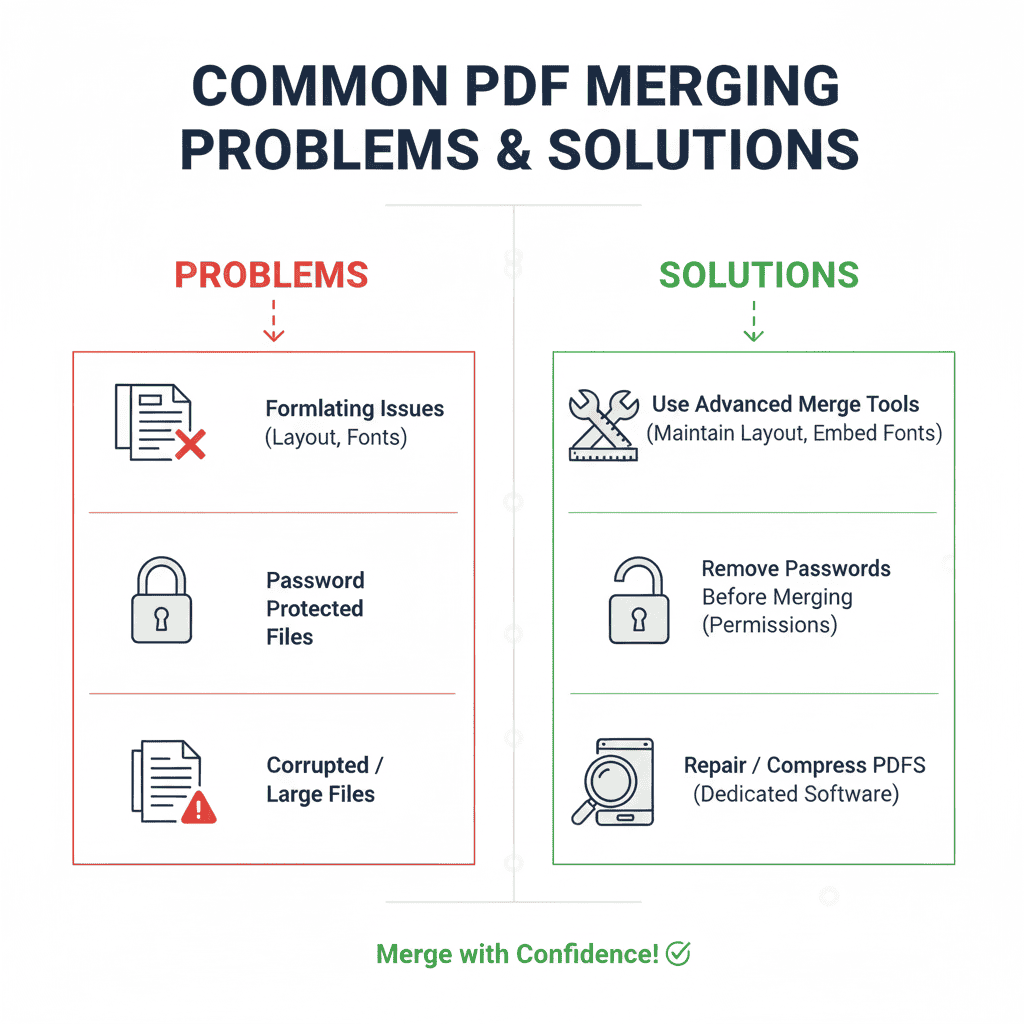 Common PDF merging problems on Mac and solutions