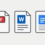 pdf vs word vs google docs
